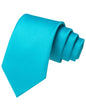 JEMYGINS Solid Color Tie Mens Necktie for Business and Wedding