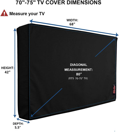 iBirdie Outdoor TV Cover 55 to 58 inch Weatherproof and Waterproof