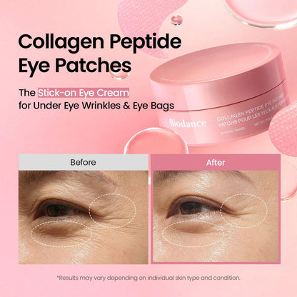 BIODANCE Hydrogel Eye Patches for Under Eye, Vita Niacinamide (60 Count)