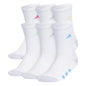adidas Kids Athletic Cushioned 6-Pack Crew (Little Kid/Big Kid/Adult)