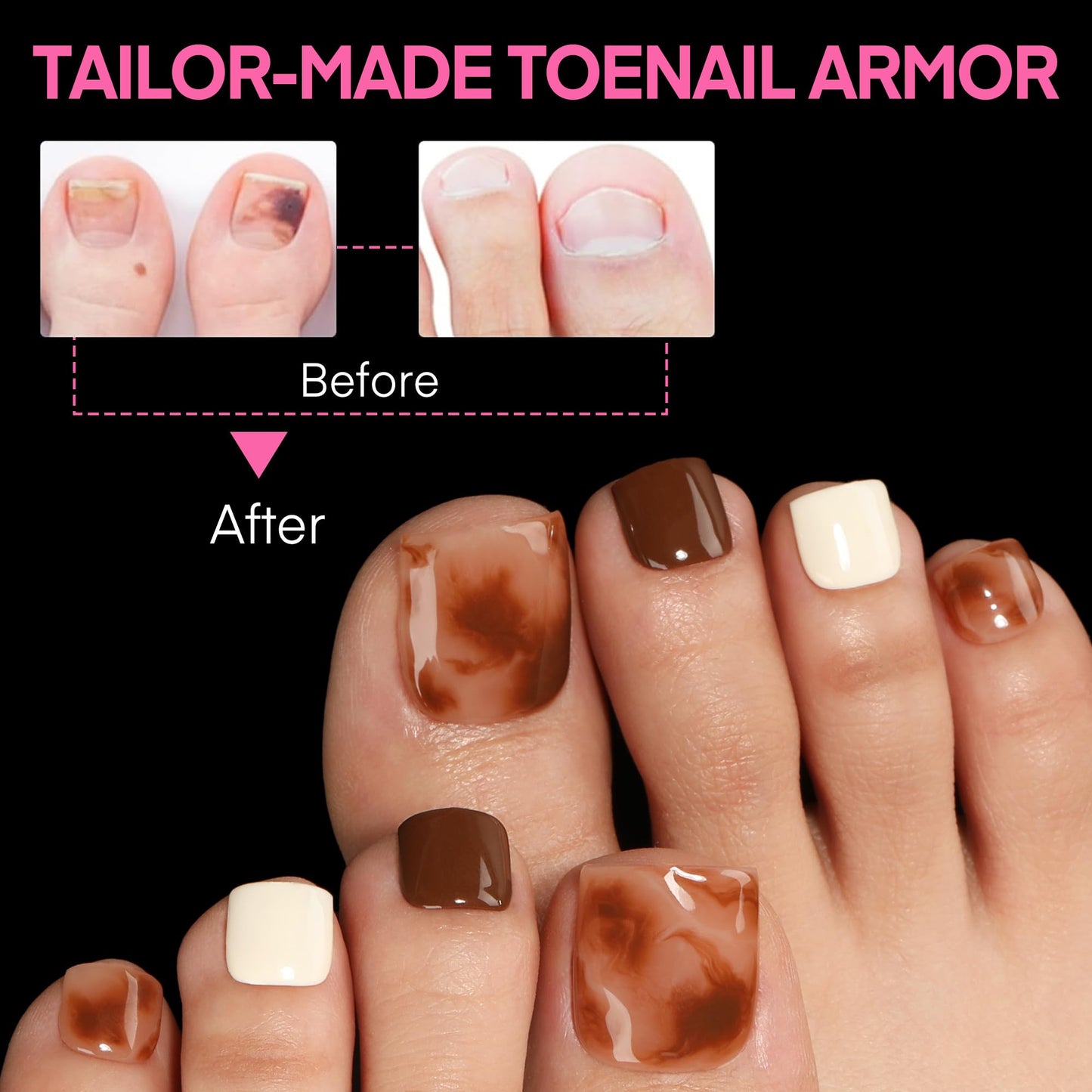 UNA GELLA 504Pcs Medium Pointed Almond Nail Tips, X-Soft Almond Gel Nails