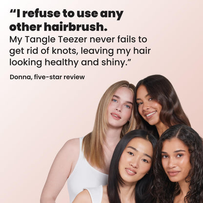 Tangle Teezer Ultimate Detangler Brush, Straight to Wavy, Liquorice Black