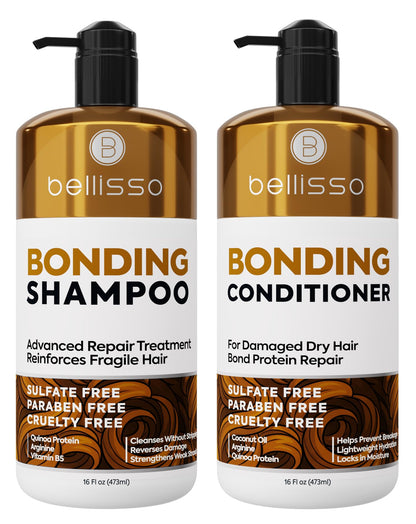 Caffeine Shampoo and Conditioner Set - Volumizing Products for Women and Men - Thickening, Volume Boosting Formula for Thinning and Fine Hair - Sulfate Free, No Parabens - Hydrating, Salon Grade