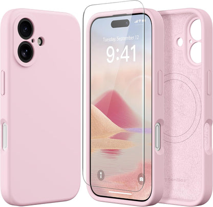 Magnetic for iPhone 17 Case Silicone Matcha