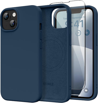 GONEZ Magnetic for iPhone 17 Pro Max Case, Silicone Cover Stone