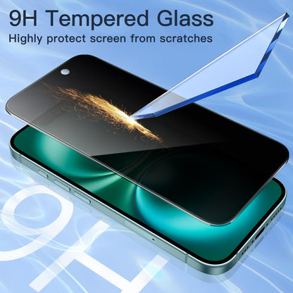 JETech Privacy Screen Protector for iPhone 17 Pro Max, 2-Pack