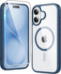 FNTCASE for iPhone 17 Pro Case Clear Magnetic with Screen Protector