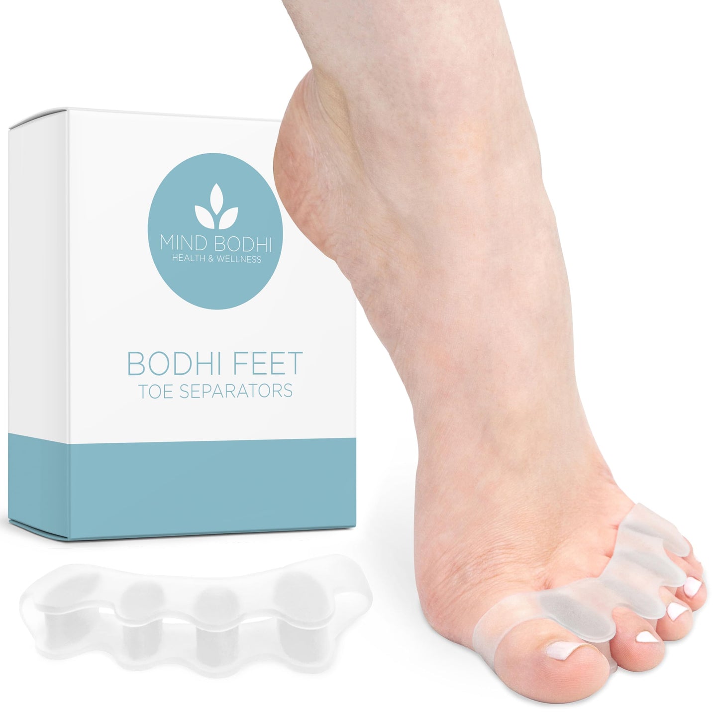 Mind Bodhi Toe Separators/Toe Spacers - Men & Women - Regular Size - Blue