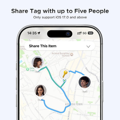 UGREEN FineTrack Air Tracker Tags (iOS Only) 4 Pack Key Finder