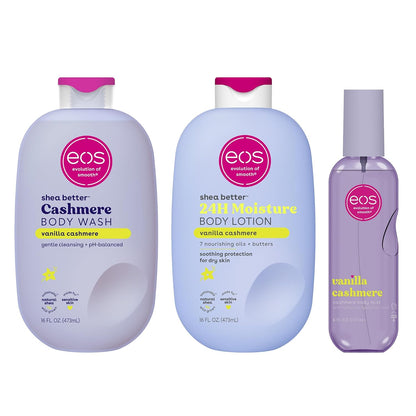 eos Shea Better 24H Moisture Body Lotion- Jasmine Peach, 16 fl oz