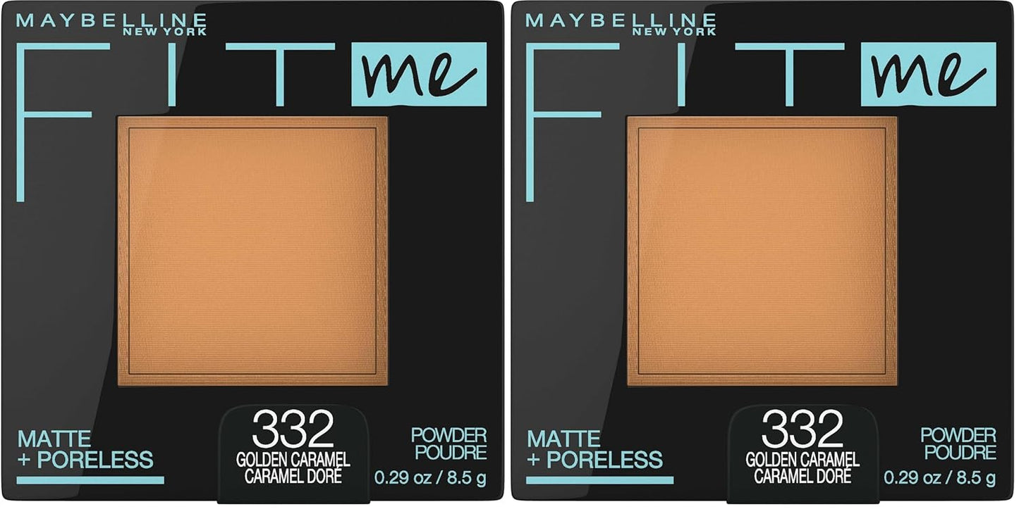Maybelline Fit Me Matte + Poreless Pressed Face Powder Makeup & Setting Powder, Buff Beige, 1 Count