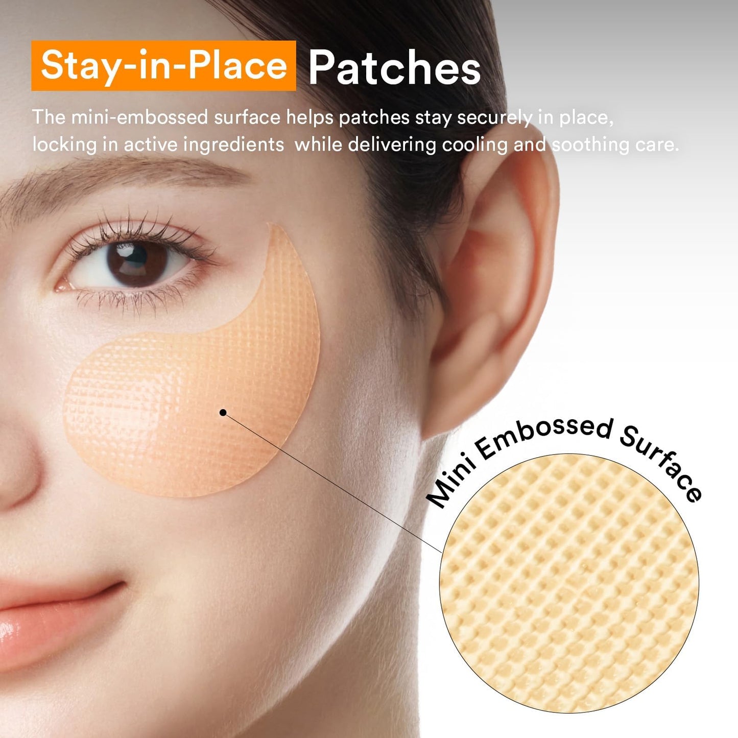 Abib PDRN Retinal Eye Patches for Rejuvenating & Puffy Eyes with Glow Jelly, Niacinamide, 60 Count, Korean Skin Care