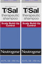 Neutrogena T/Sal Therapeutic Dandruff Shampoo, Scalp Build-Up Control, 3% Salicylic Acid,Psoriasis Treatment, Seborrheic Dermatitis Shampoo, Clears Flakes, Fragrance Free, 4.5 fl oz | Scalp Build-up Shampoo, 3% Salicylic Acid, Scalp Psoriasis Treatment, S
