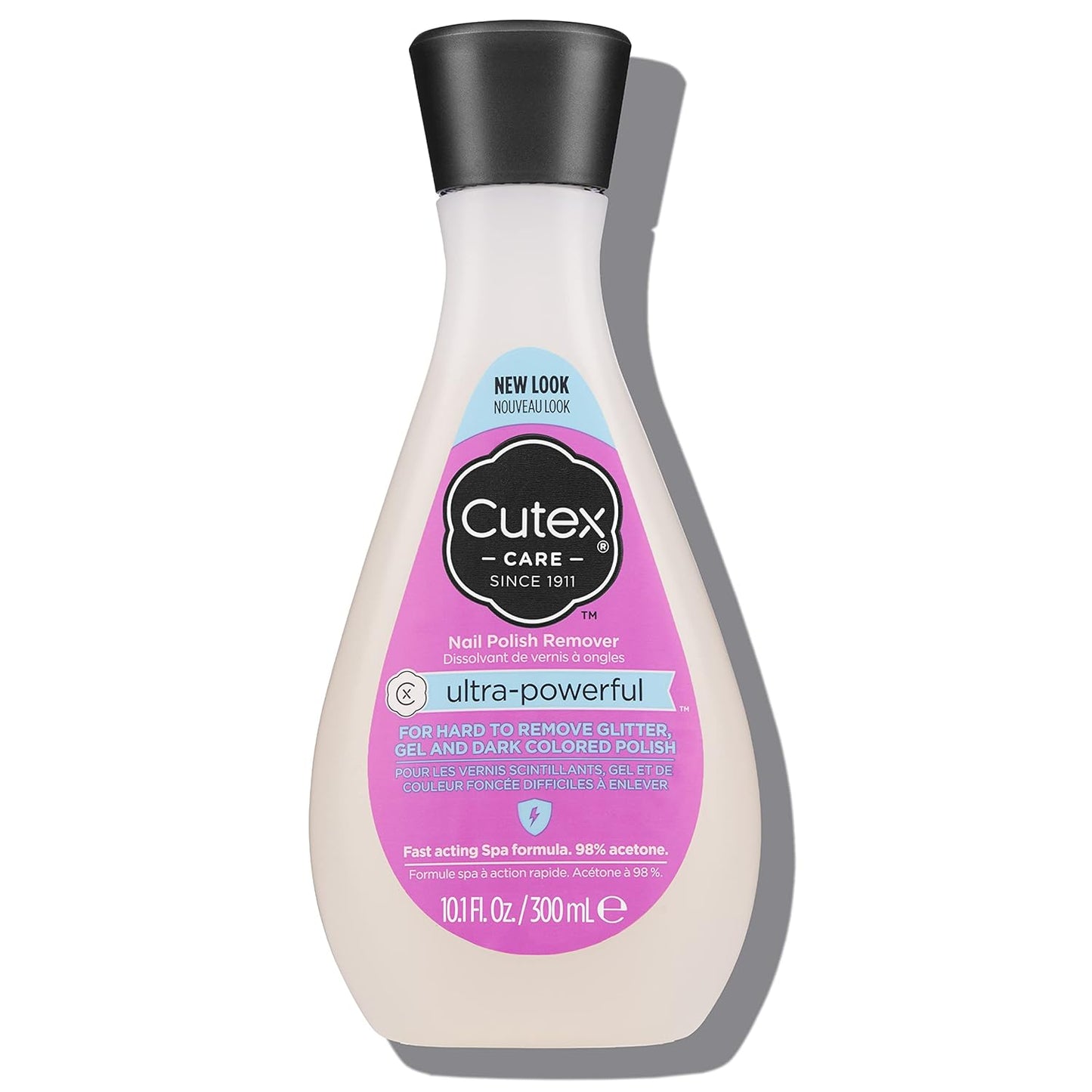 Cutex Nail Polish Remover, Strength Shield, Leaves Nails Looking Healthy, Contains Vitamins E, B5 & Hydrolyzed Silk, 6.76 Fl Oz