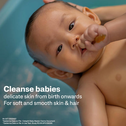 Cetaphil Baby Wash & Shampoo + Lotion, Sensitive Skin, 13.5oz, 2ct