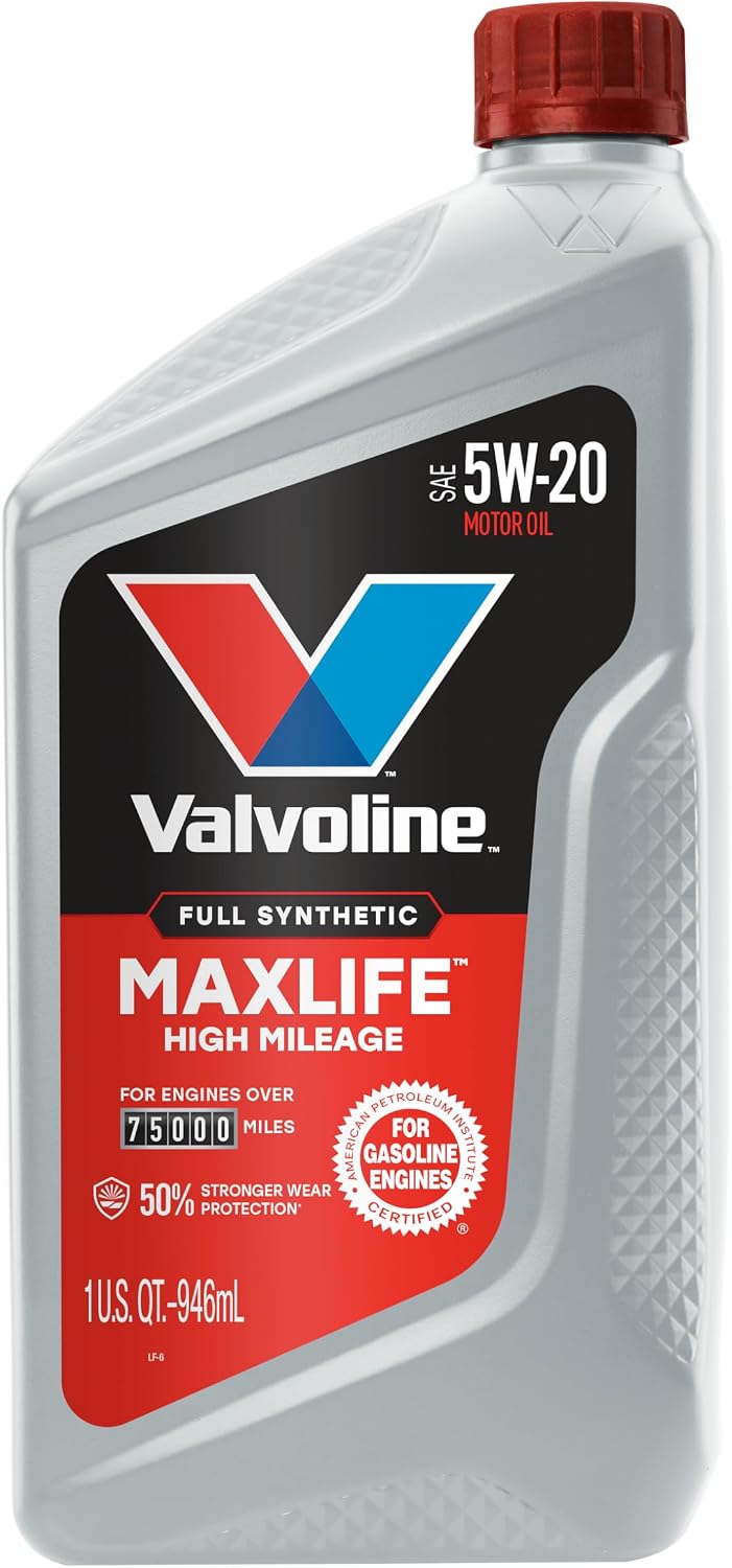 Valvoline MaxLife High Mileage 5W-30 Synthetic Blend Motor Oil 5 Quart