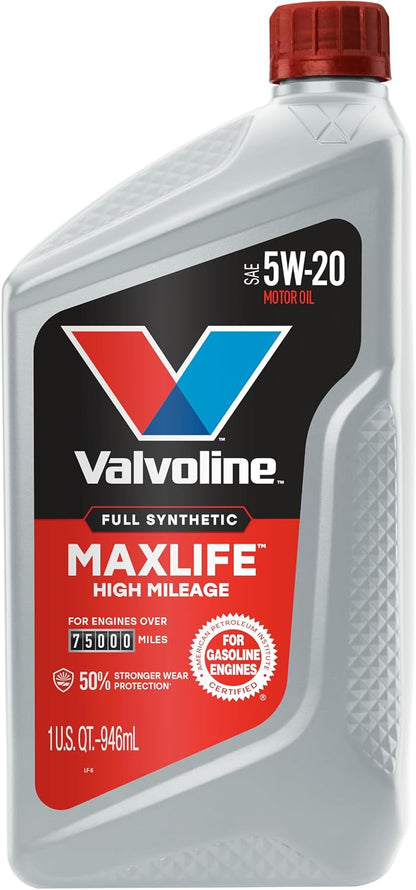 Valvoline MaxLife High Mileage 5W-30 Synthetic Blend Motor Oil 5 Quart