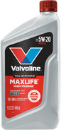 Valvoline MaxLife High Mileage 5W-30 Synthetic Blend Motor Oil 5 Quart