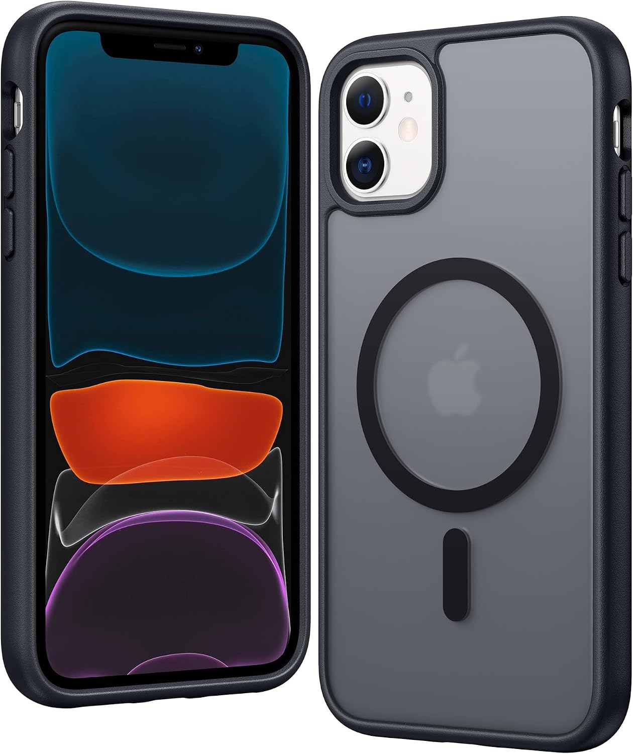 FNTCASE for iPhone 17 Pro Case Clear Magnetic with Screen Protector