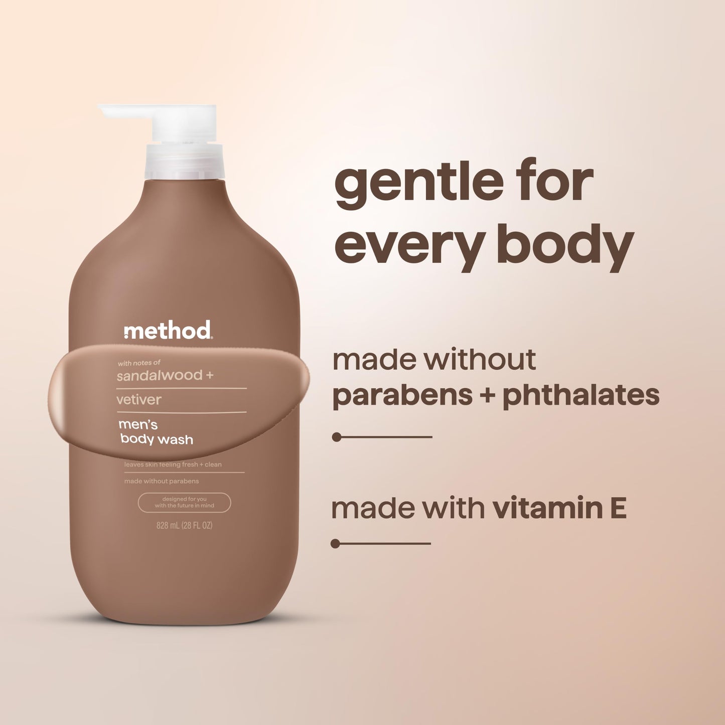 method Men’s Body Wash, Sea + Surf Scent, 28 fl oz