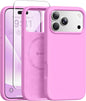 GONEZ Magnetic for iPhone 17 Pro Max Case, Silicone Cover Stone