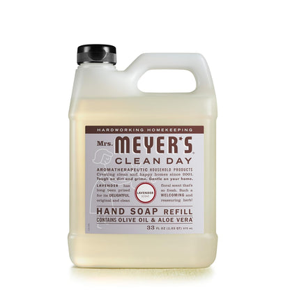 Mrs. Meyer's Clean Day, Hand Soap Refill, Lemon Verbena Scent, 33 Fl Oz