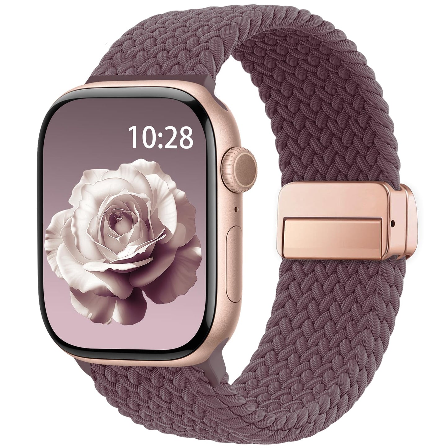 Braided Stretchy Magnetic Band Compatible with Apple Watch Bands Women Men