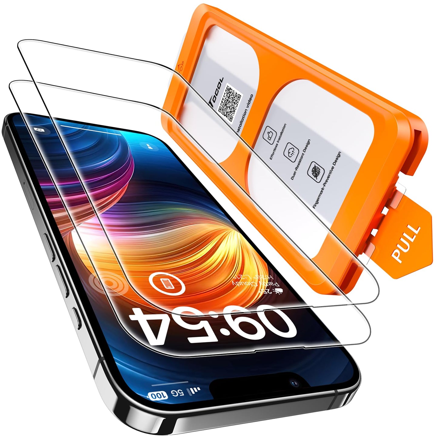 TOCOL for iPhone 17 Pro Max Screen Protector, Clear