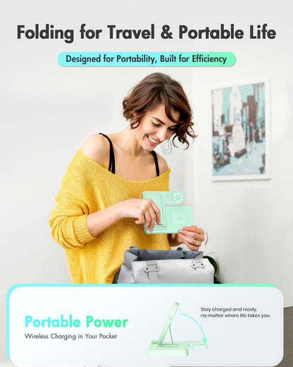 GETPALS Wireless Charger iPhone Charging Station for Apple Multiple Devices