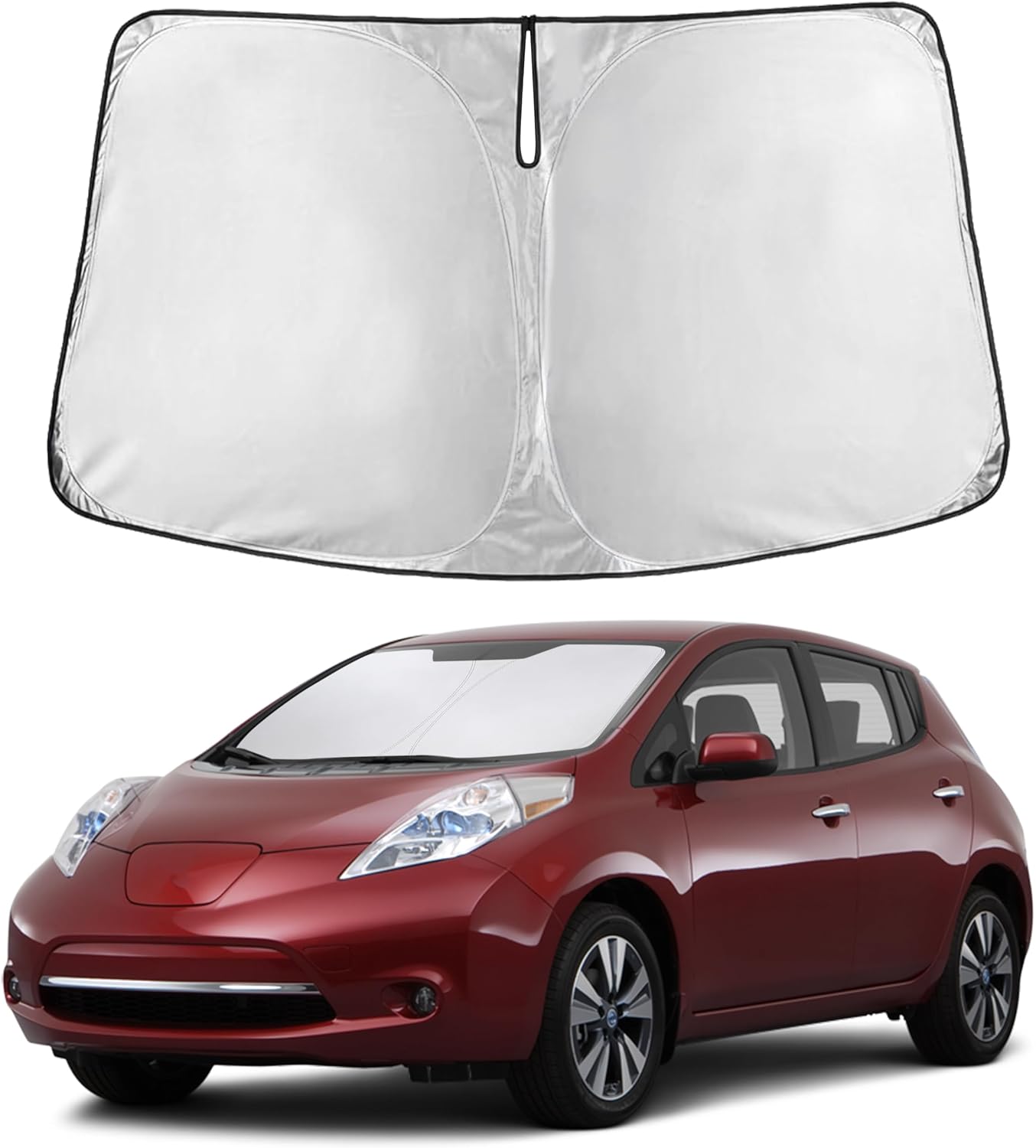 Econour Car Windshield Sun Shade, Front Window Sun Blocker for SUVs,Sedan