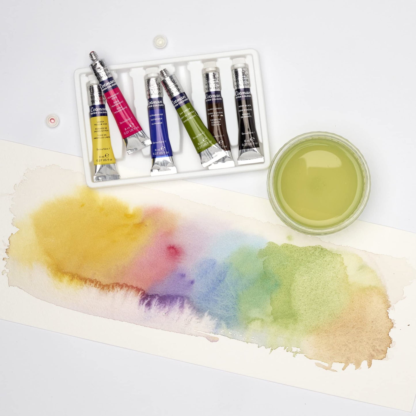 Winsor & Newton Cotman Watercolor Paint Set, Sketchers' Pocket Set