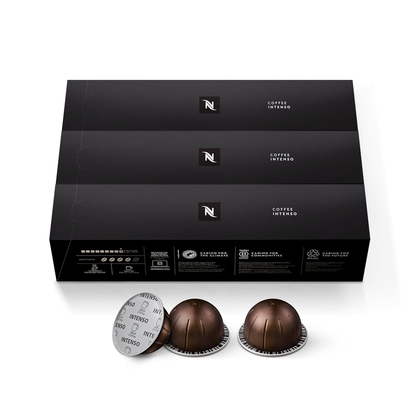 Nespresso Capsules Vertuo, Variety Pack, Medium and Dark Roast Coffee, 30 Count Coffee Pods, Brews 7.8 oz.