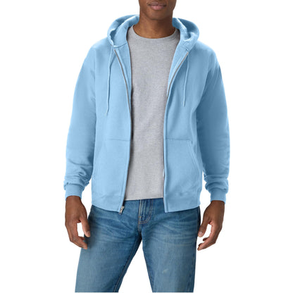 Hanes Men's Zip-up Hoodie, Ecosmart Fleece Full-zip Hoodie for Men, Hooded Sweatshirt