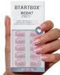 BTArtbox Press On Nails, Cream Puff, Short Almond, Ombre Off White, 32Ct