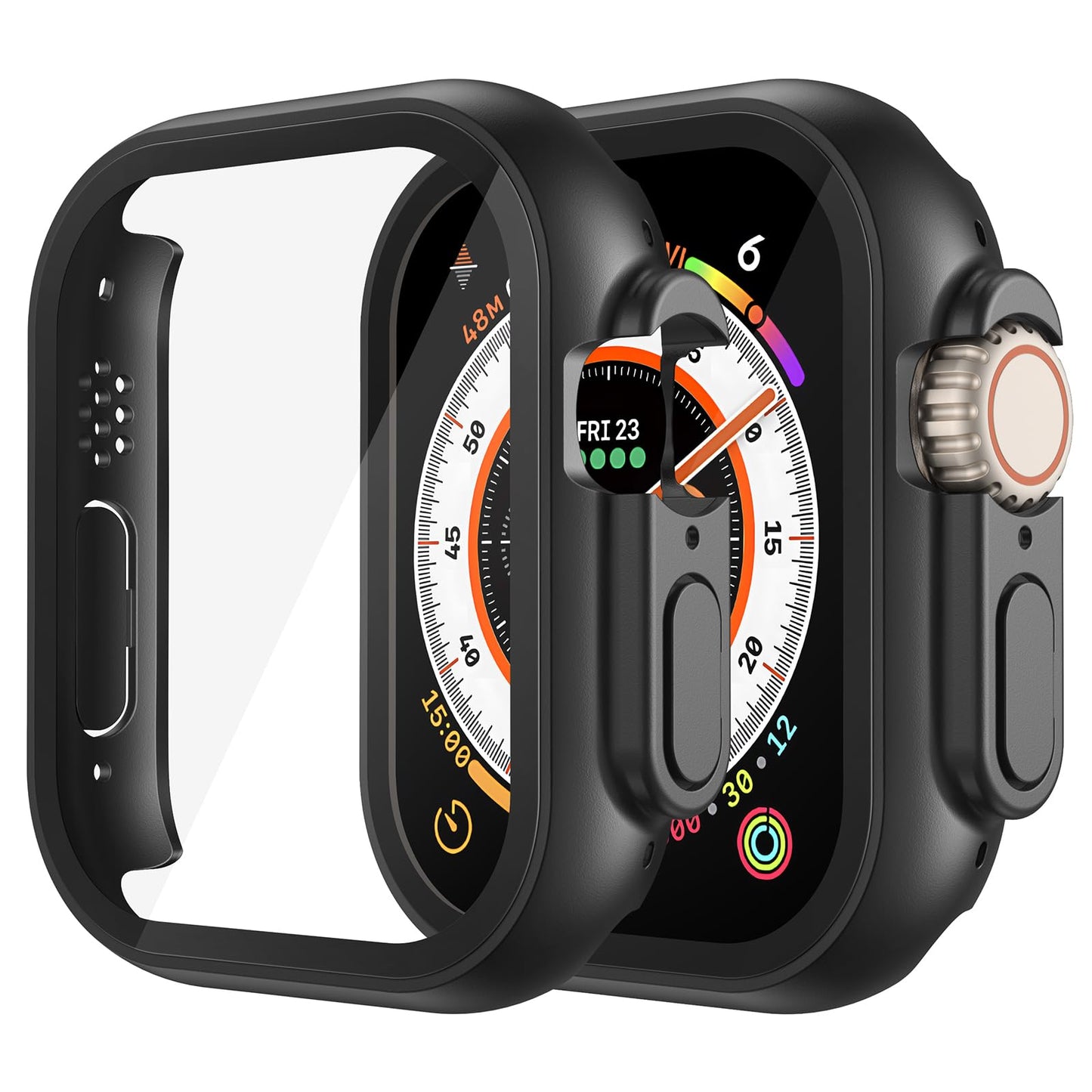 Misxi Case with Screen Protector for 46mm Apple Watch Series 11/10