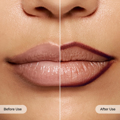 Laka Lip Liner - Smooth & Blendable Soft Matte Lip Contour Pencil for Shaping & Overlining Lips | Waterproof Formula, Oil-Cleanse Off, Long-Lasting Wear | #01 Bare Memory (Warm Beige)