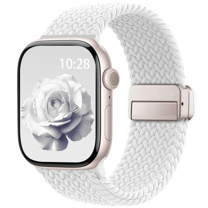 Braided Stretchy Magnetic Band Compatible with Apple Watch Bands Women Men