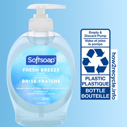 Softsoap Liquid Hand Soap, Fresh Breeze - 7.5 fluid ounce (Packaging May Vary)