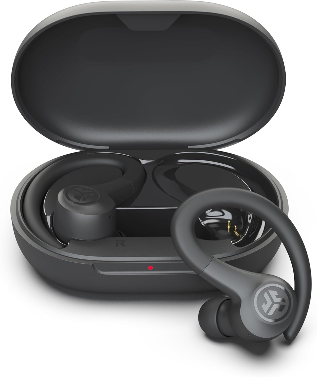 JLab, Go Sport+, True Wireless Workout Earbuds, Bluetooth Sport Earbuds, Clear Calling, Graphite