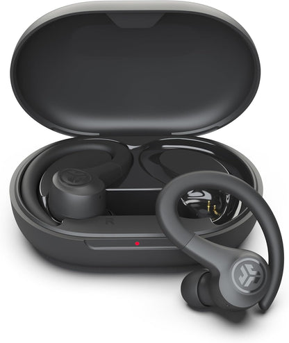 JLab, Go Sport+, True Wireless Workout Earbuds, Bluetooth Sport Earbuds, Clear Calling, Graphite
