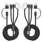 2026 Travel Essentials for Apple Watch Charger,Cruise Vacation Camping Essentials,iPhone Charger,Multi Charging Cable,3 in 2 Charging Docks for iWatch Series 11-2/Ultra,iPhone 17-12,Car