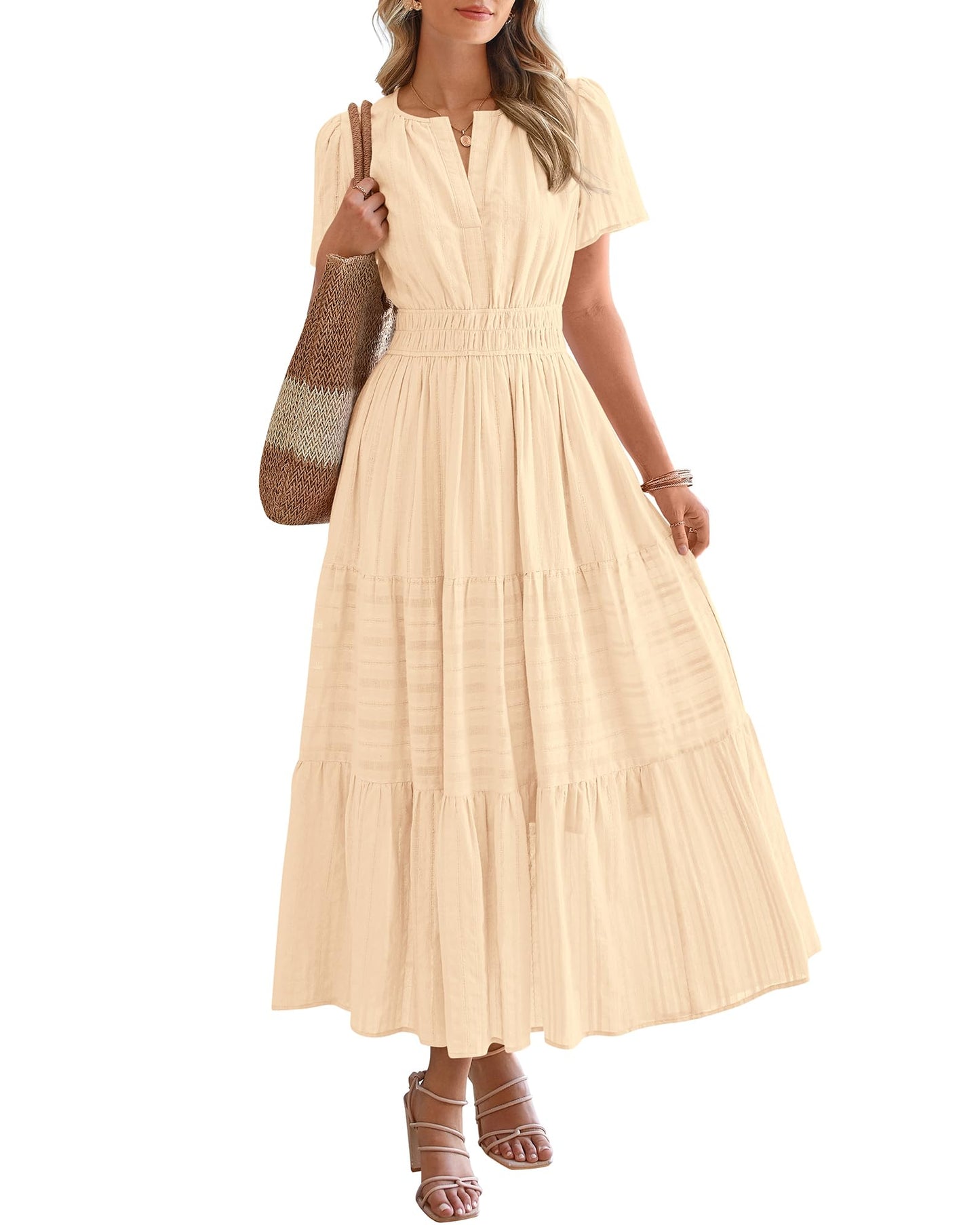 BTFBM Womens Summer 2026 Casual Maxi Dresses