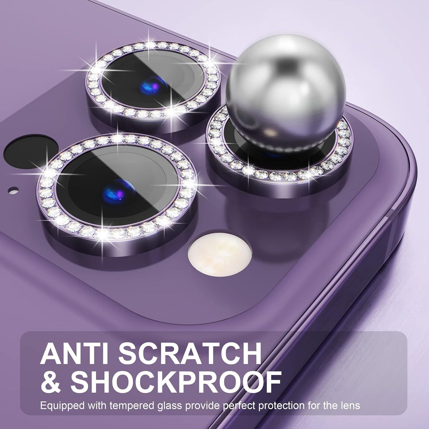 Choiche for iPhone 16 Pro/iPhone 16 Pro Max Camera Lens Protector