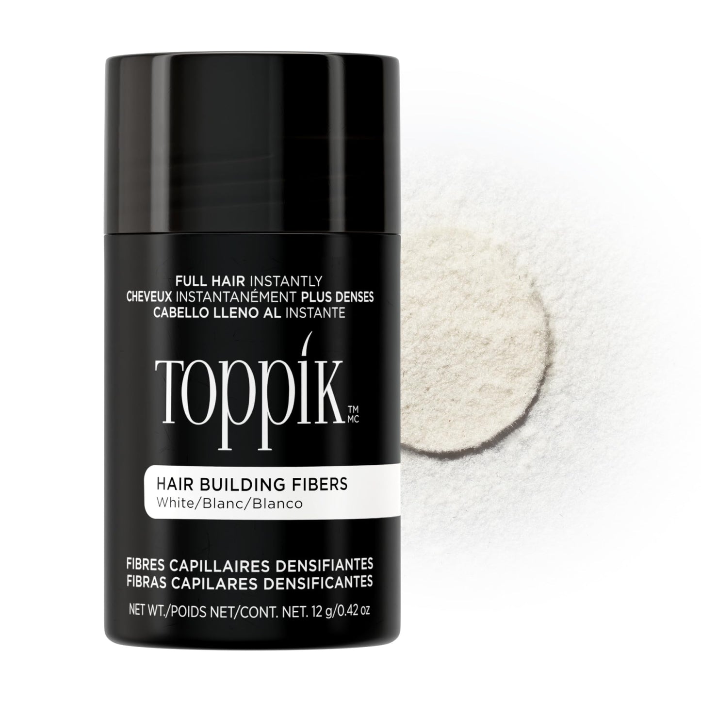 Toppik Hair Building Fibers, Fill In Fine or Thinning Hair Instantly Thicker, Fuller Looking Hair 9 Shades,4 size options