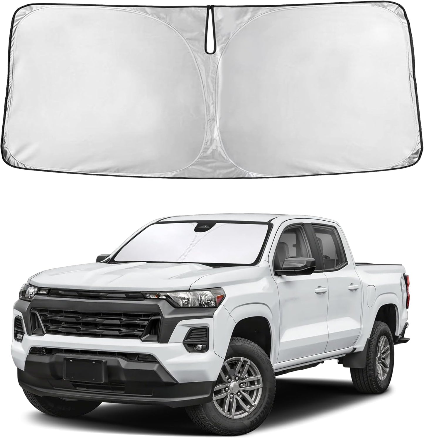 Autovir Windshield Sun Shade, 2017-2026 Tesla Model 3 & Y, 280T Visor Shade