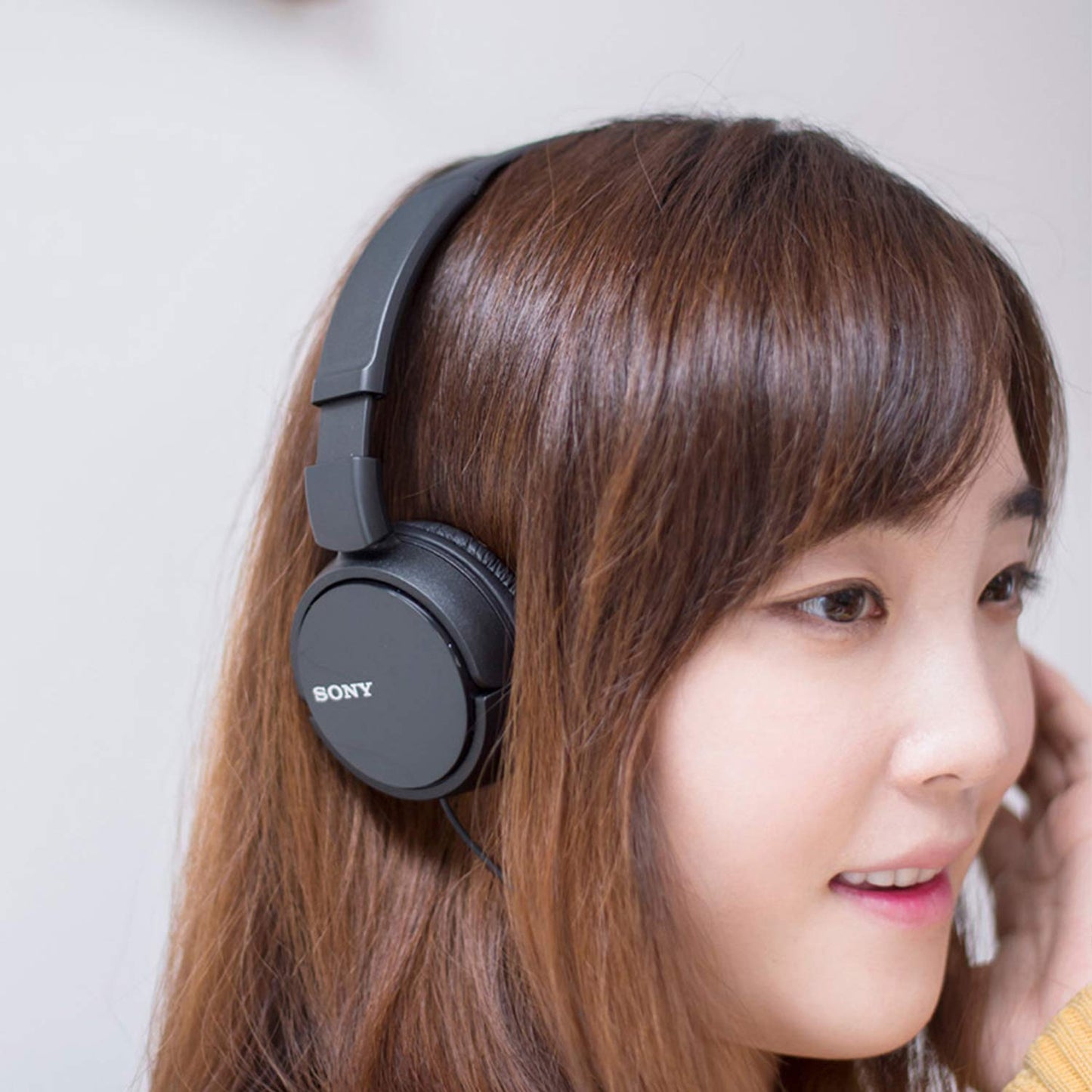 Sony ZX Series Wired On-Ear Headphones, White MDR-ZX110