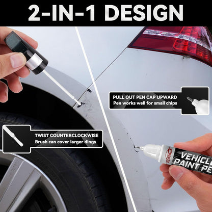 Matte Black Touch Up Paint for Cars, Universal and Color Accurate Automotive Scratch Repair Pen, Lasting Auto Scratch Remover, Quick Drying, Weather Resistant, Easy to Use, Versatile Use