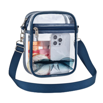 USPECLARE Clear Purse for Stadium Events Transparent Messenger Bag