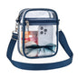 USPECLARE Clear Purse for Stadium Events Transparent Messenger Bag