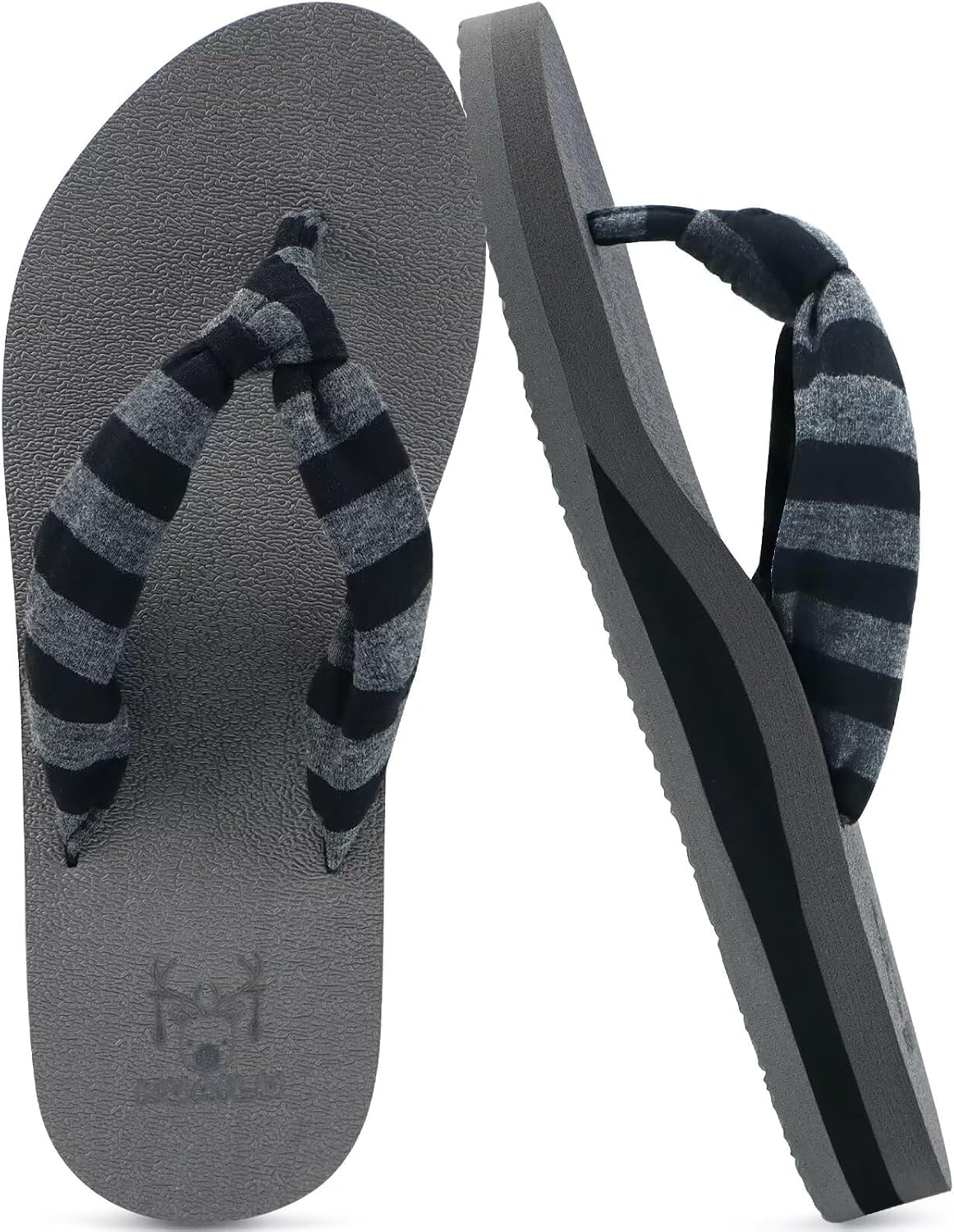 KuaiLu Flip Flops for Women with Arch Support Summer Beach Thong Sandals